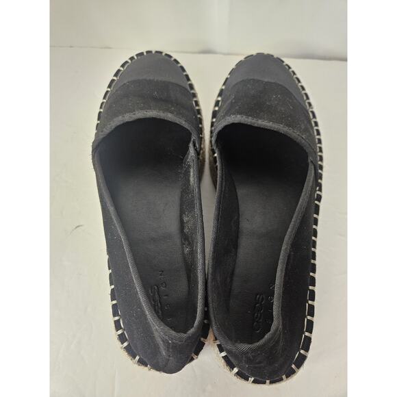 ASOS DESIGN Julee Flatform Espadrilles BLACK Women Size 8 Platform Sandals - Picture 5 of 8